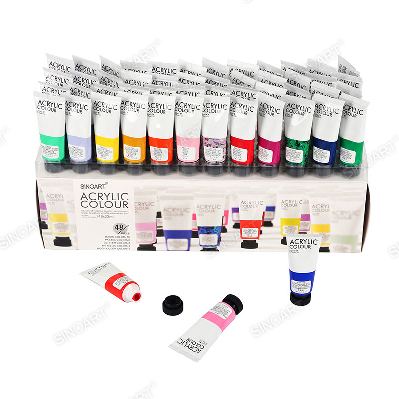 Set de Pinturas Acrílicas 70 ml (12 colores)