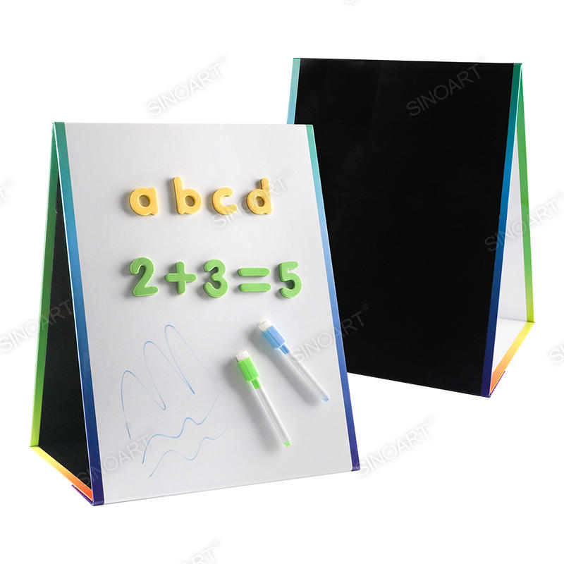 32x23x39cm Tablero Magnético Pantalla de Borrado en Seco Dibujo Educativo Caballete para Niños