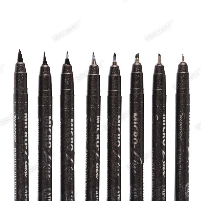 Bolígrafo para Dibujar Impermeable, Bolígrafo de Caligrafía, 10 mm de Diámetro y 14 cm de Longitud