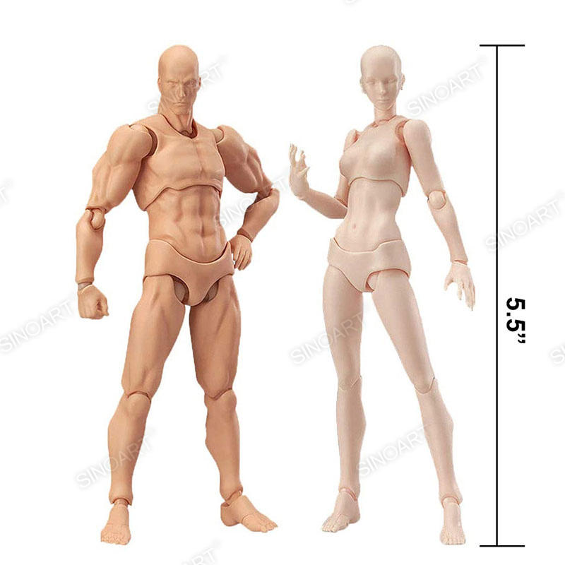 Figura Humana de Plástico Maniquí Articulado para Dibujar Manga Maniquí para Dibujar Bocetos Maniquí
