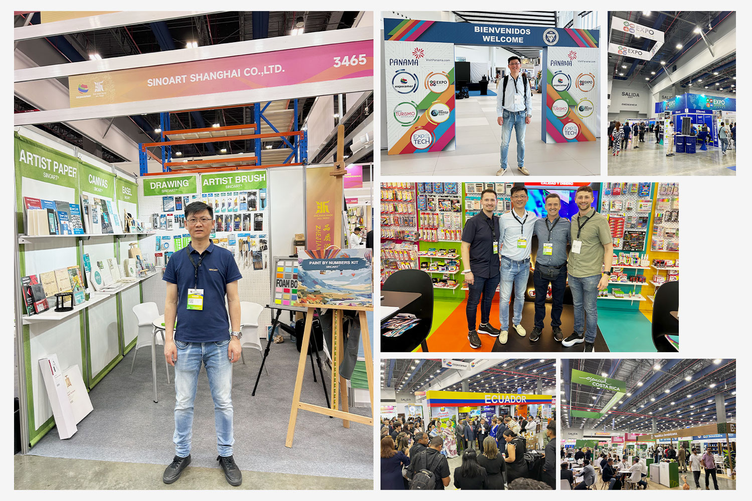 SinoAart participa con éxito en la exposición de comercio de expocomer en Panamá